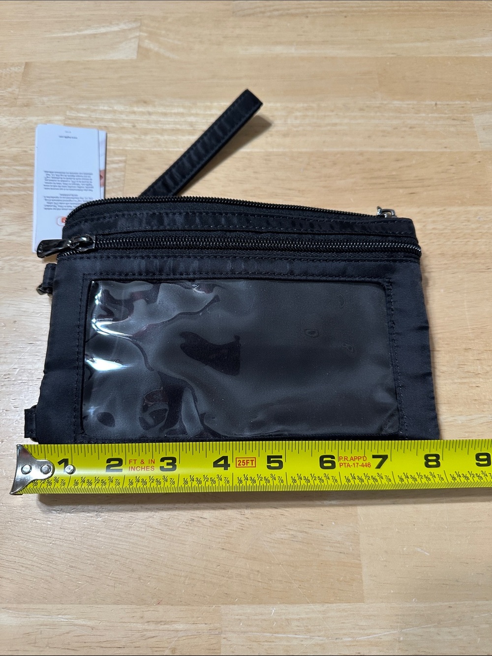 lug Black Quilted Peekaboo Wristlet Pouch - Picture 7 of 10